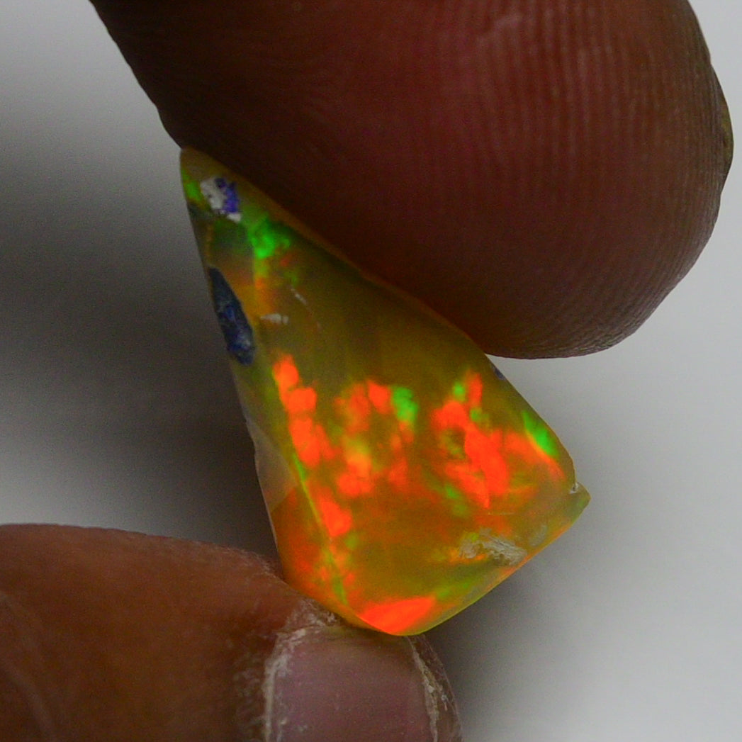 Rare Black Opal 7.55 Carats | Natural Black Ethiopian Opal Rough - Ready for Cutting & Jewelry!