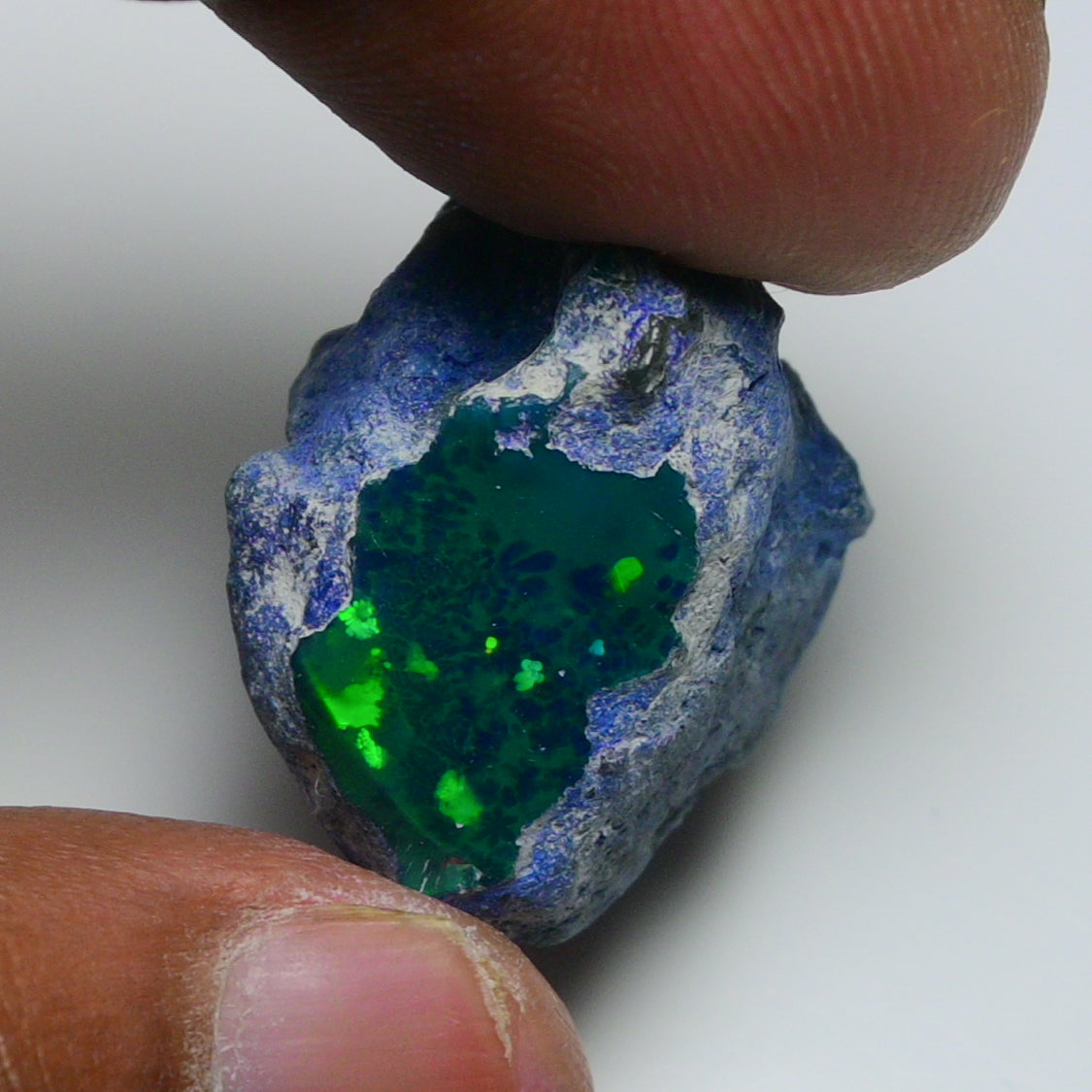 Rare Black Opal 28.75 Carats | Natural Black Ethiopian Opal Rough - Ready for Cutting & Jewelry!