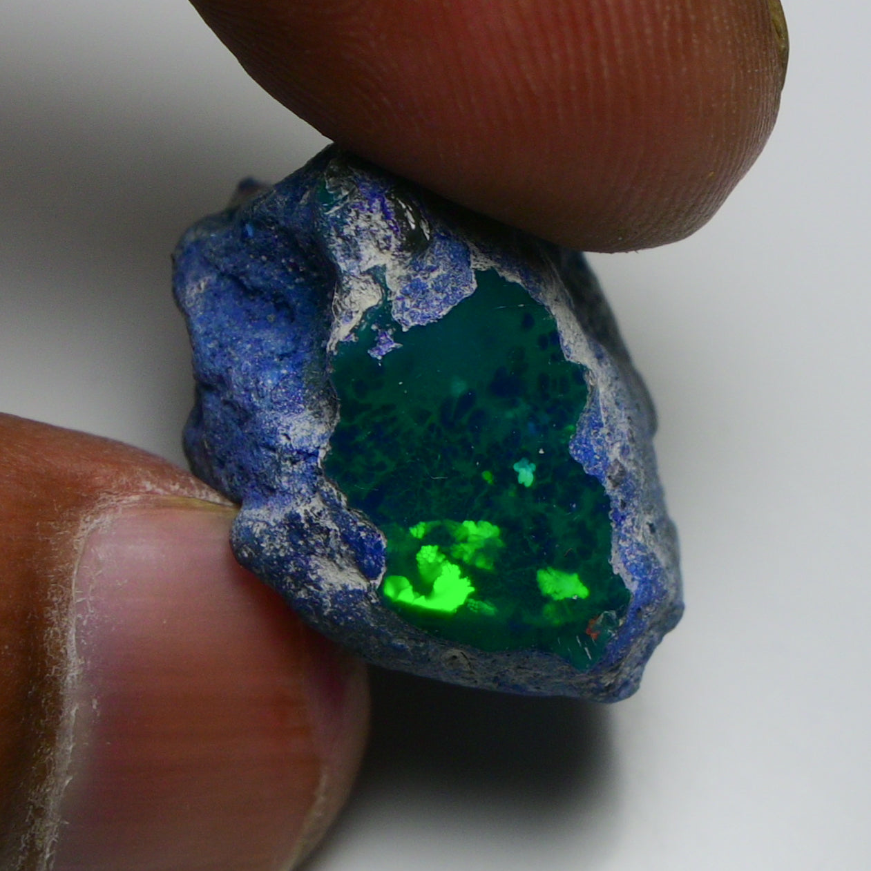 Rare Black Opal 28.75 Carats | Natural Black Ethiopian Opal Rough - Ready for Cutting & Jewelry!