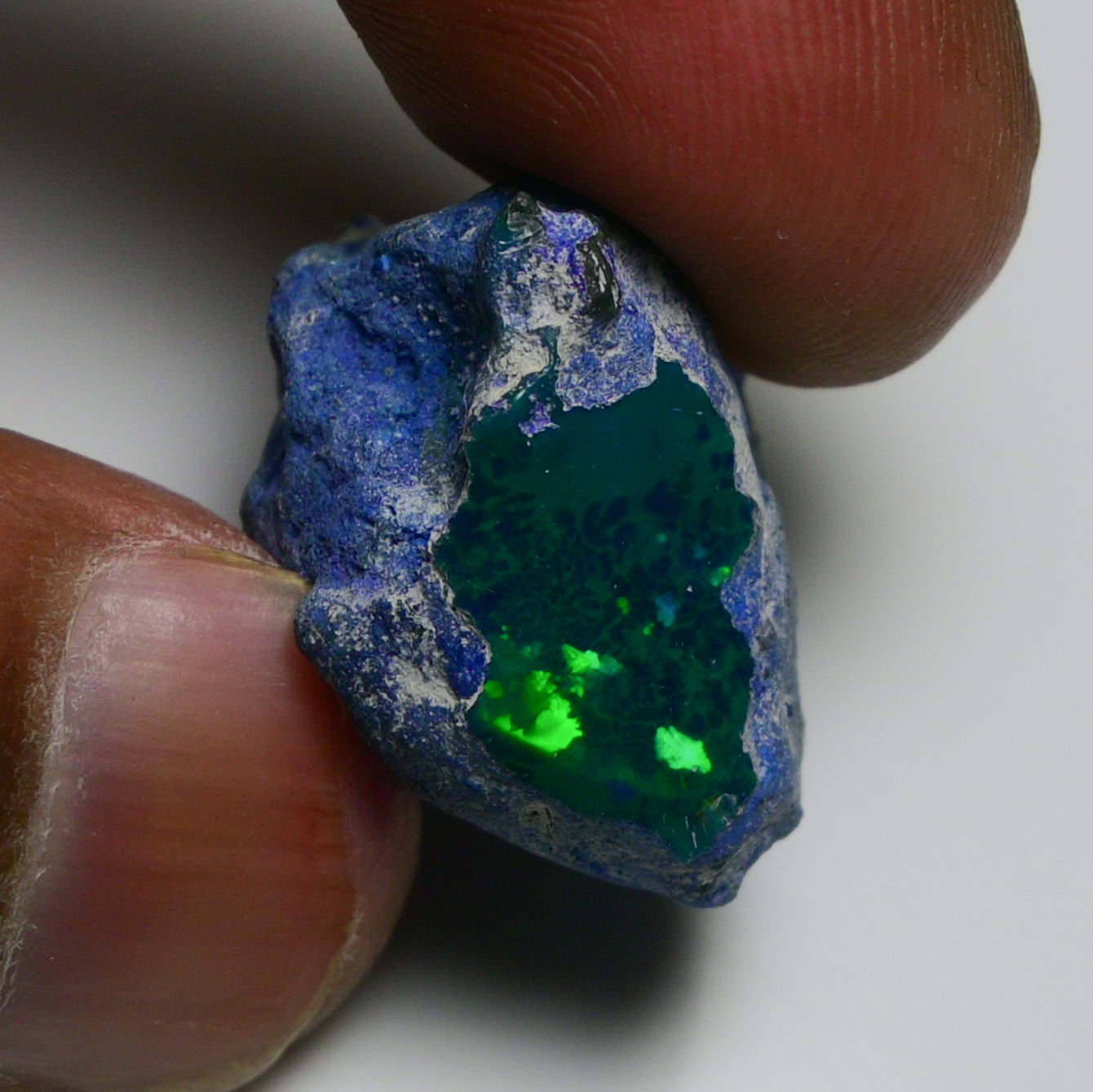 Rare Black Opal 28.75 Carats | Natural Black Ethiopian Opal Rough - Ready for Cutting & Jewelry!
