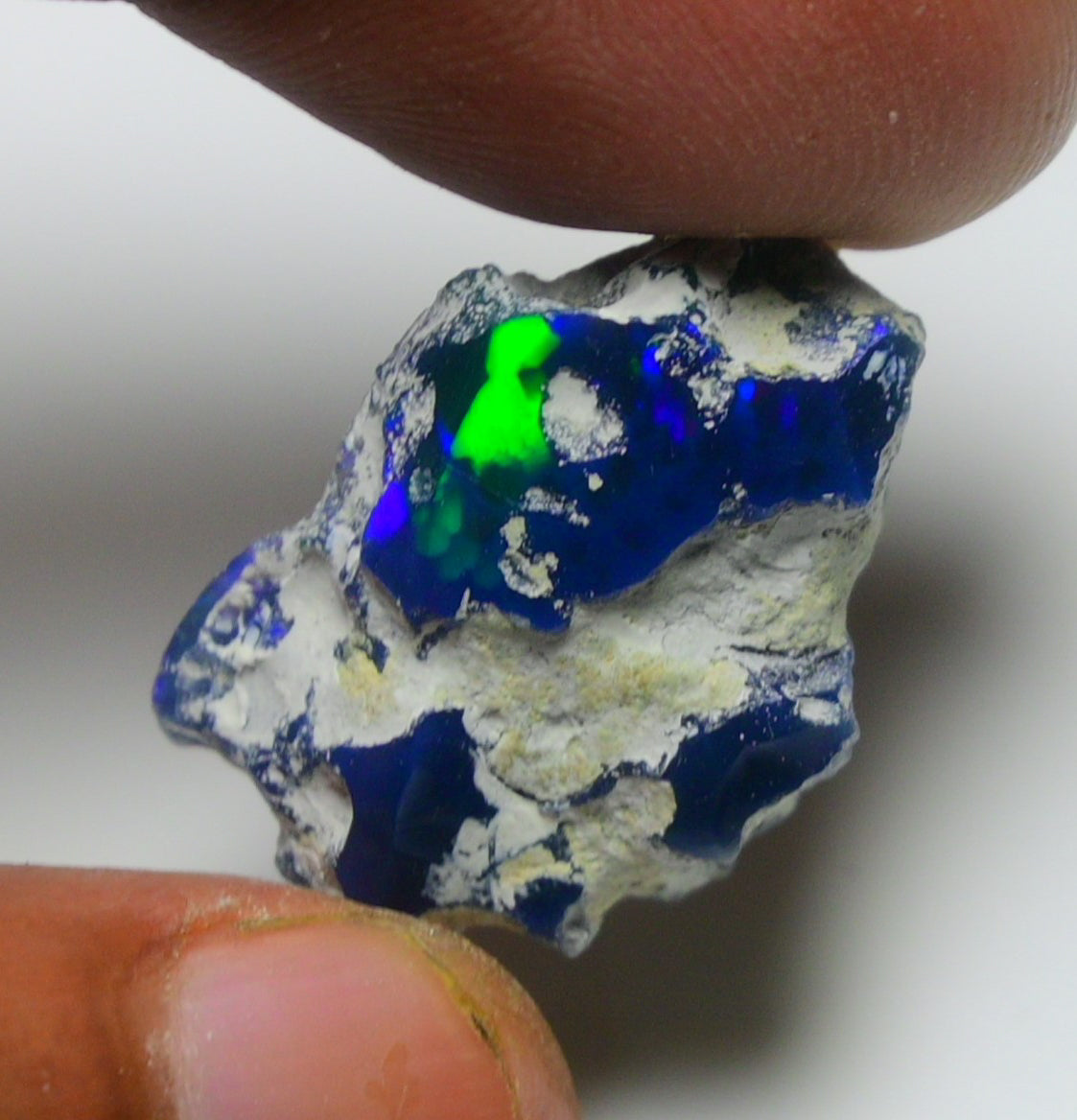 Black Opal 18.00 Carats | Natural Black Ethiopian Opal Rough - Ready for Cutting & Jewelry!