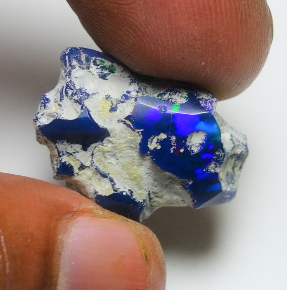Black Opal 18.00 Carats | Natural Black Ethiopian Opal Rough - Ready for Cutting & Jewelry!