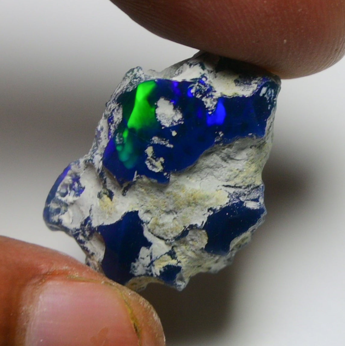 Black Opal 18.00 Carats | Natural Black Ethiopian Opal Rough - Ready for Cutting & Jewelry!