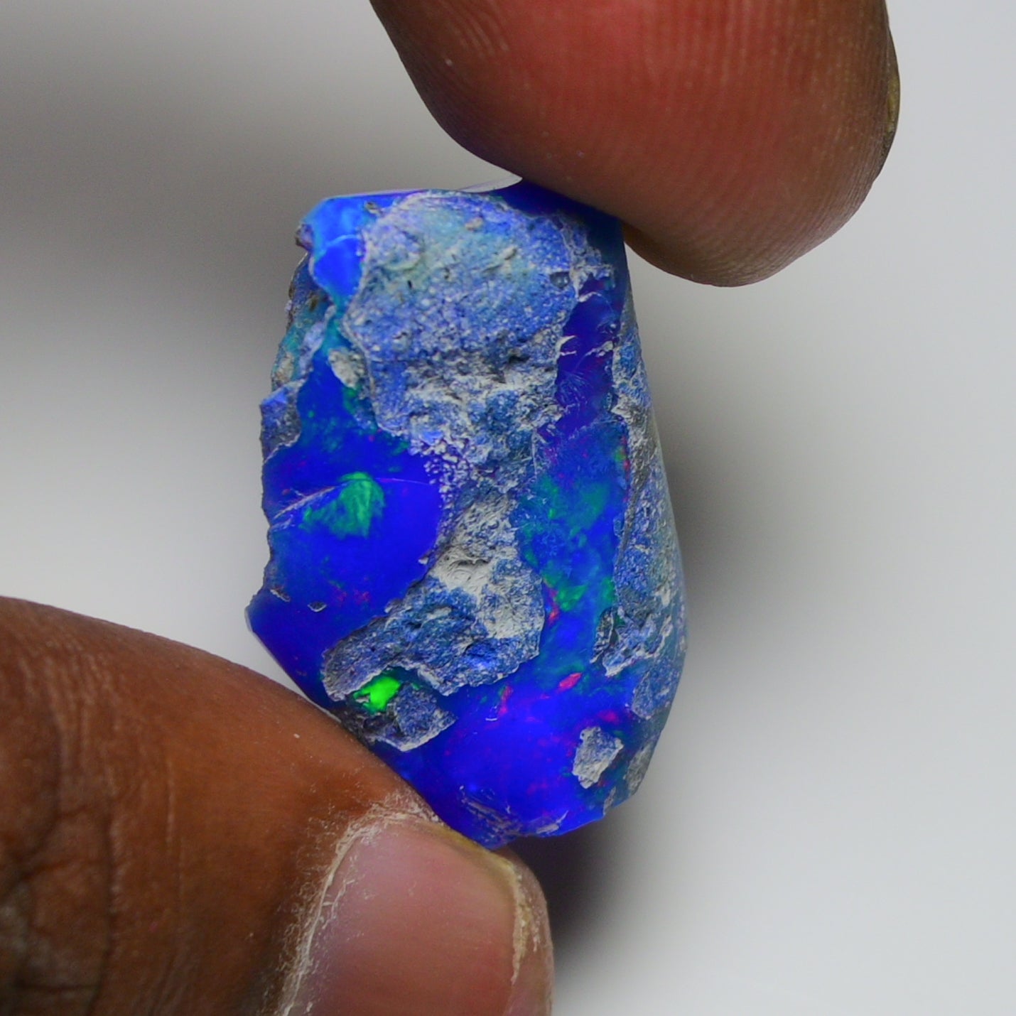 Rare Blue Opal 22.95 Carats | Natural Blue Ethiopian Opal Rough - Ready for Cutting & Jewelry!