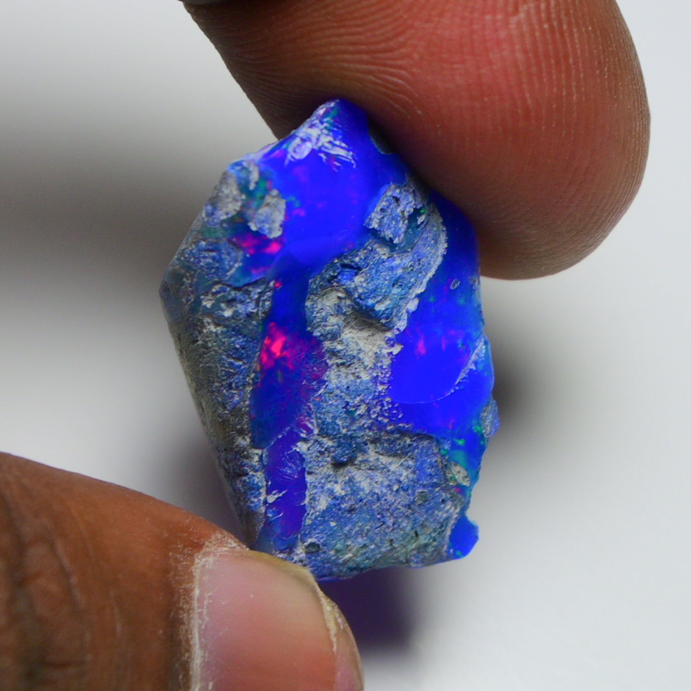Rare Blue Opal 22.95 Carats | Natural Blue Ethiopian Opal Rough - Ready for Cutting & Jewelry!