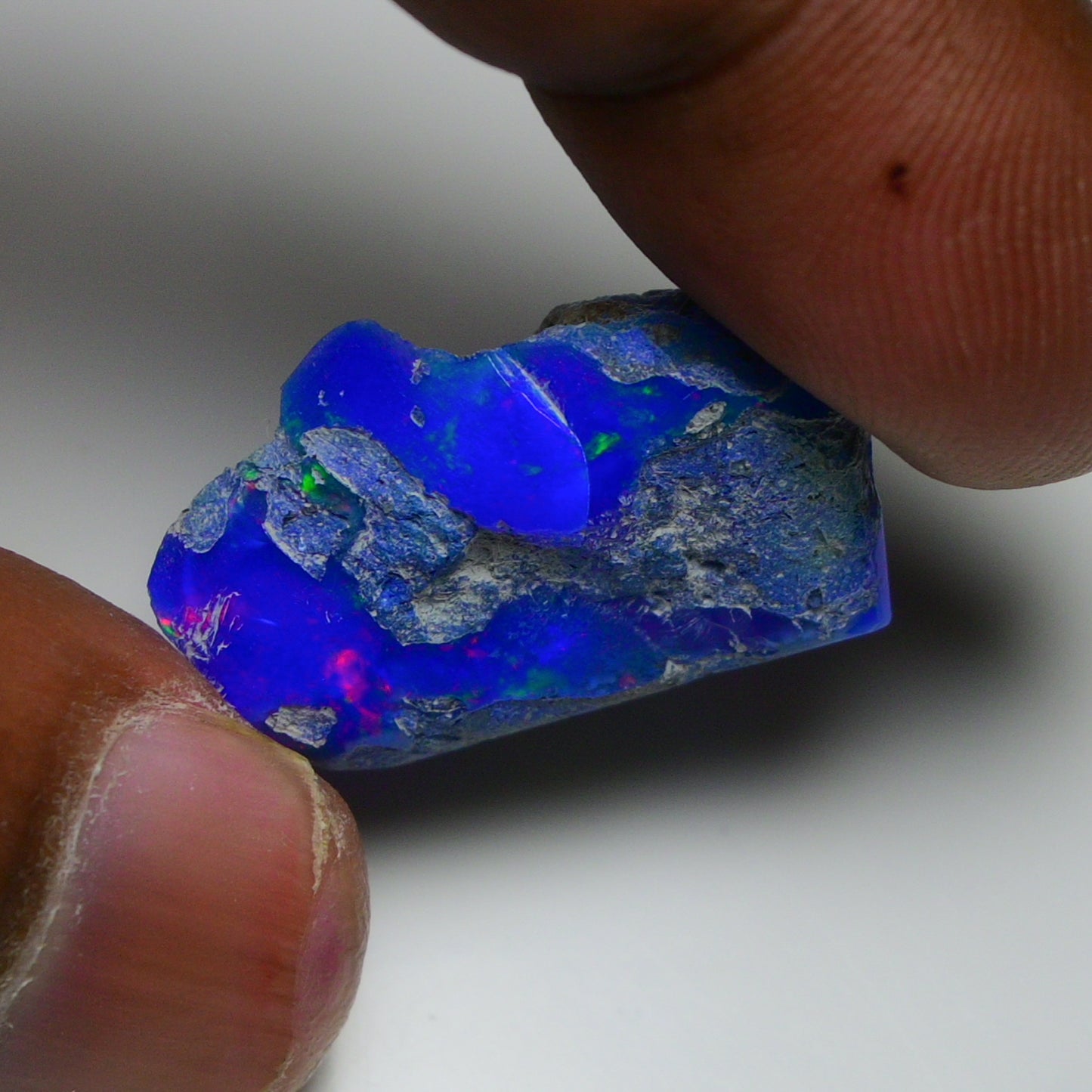 Rare Blue Opal 22.95 Carats | Natural Blue Ethiopian Opal Rough - Ready for Cutting & Jewelry!