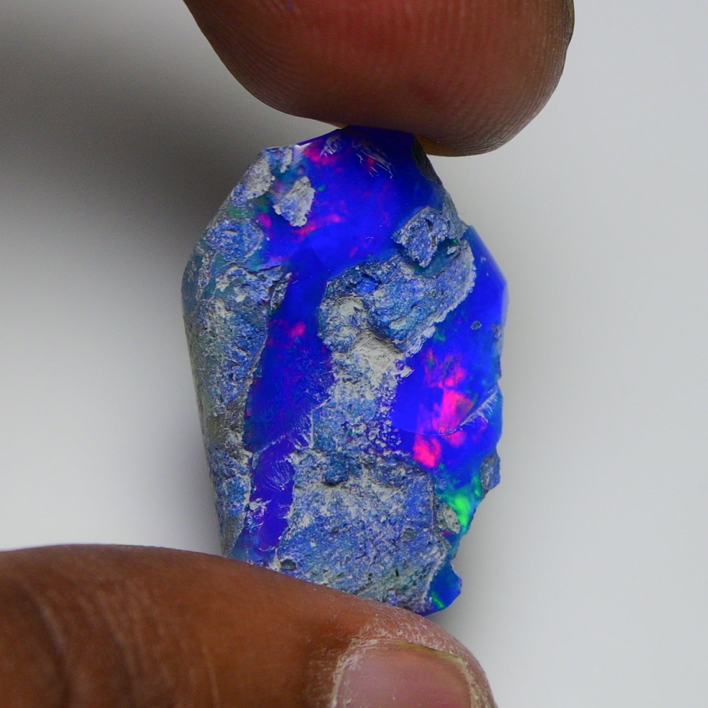 Rare Blue Opal 22.95 Carats | Natural Blue Ethiopian Opal Rough - Ready for Cutting & Jewelry!