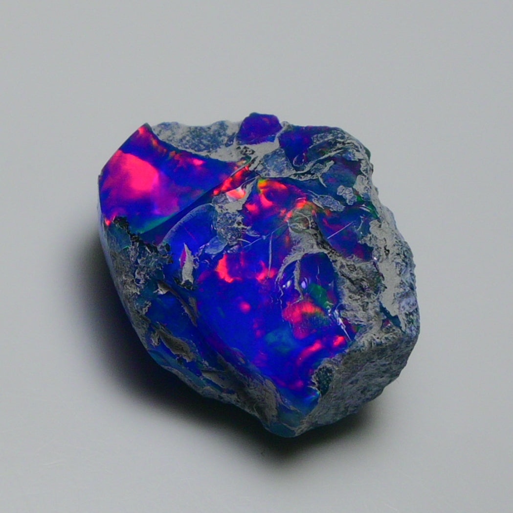 Rare Blue Opal 21.70 Carats | Natural Blue Ethiopian Opal Rough - Ready for Cutting & Jewelry!