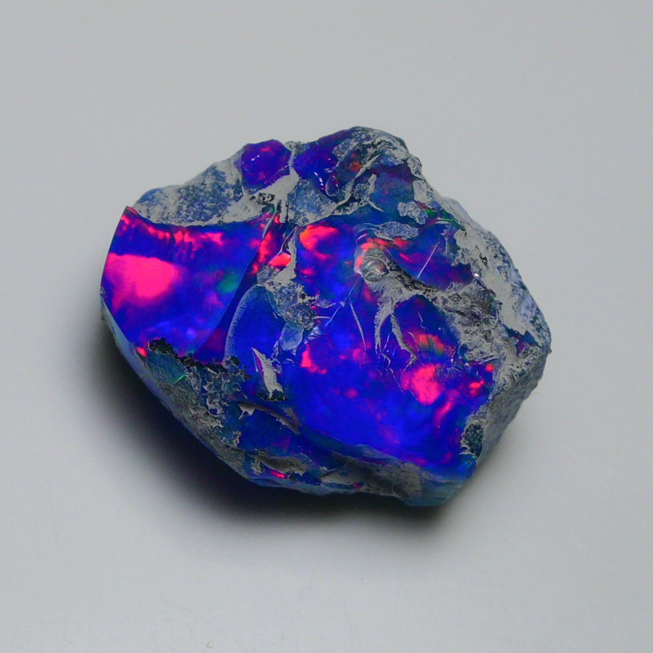Rare Blue Opal 21.70 Carats | Natural Blue Ethiopian Opal Rough - Ready for Cutting & Jewelry!