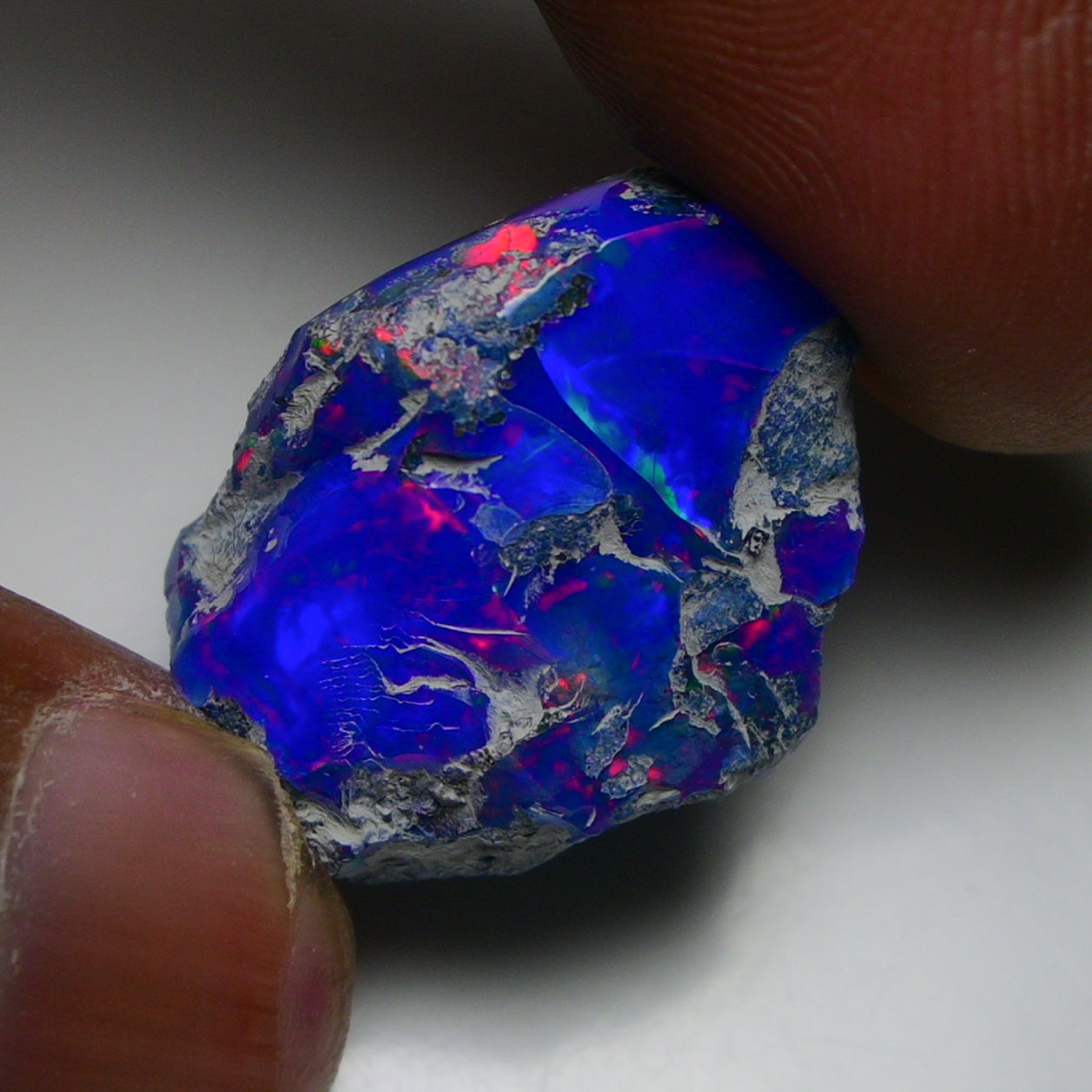 Rare Blue Opal 21.70 Carats | Natural Blue Ethiopian Opal Rough - Ready for Cutting & Jewelry!