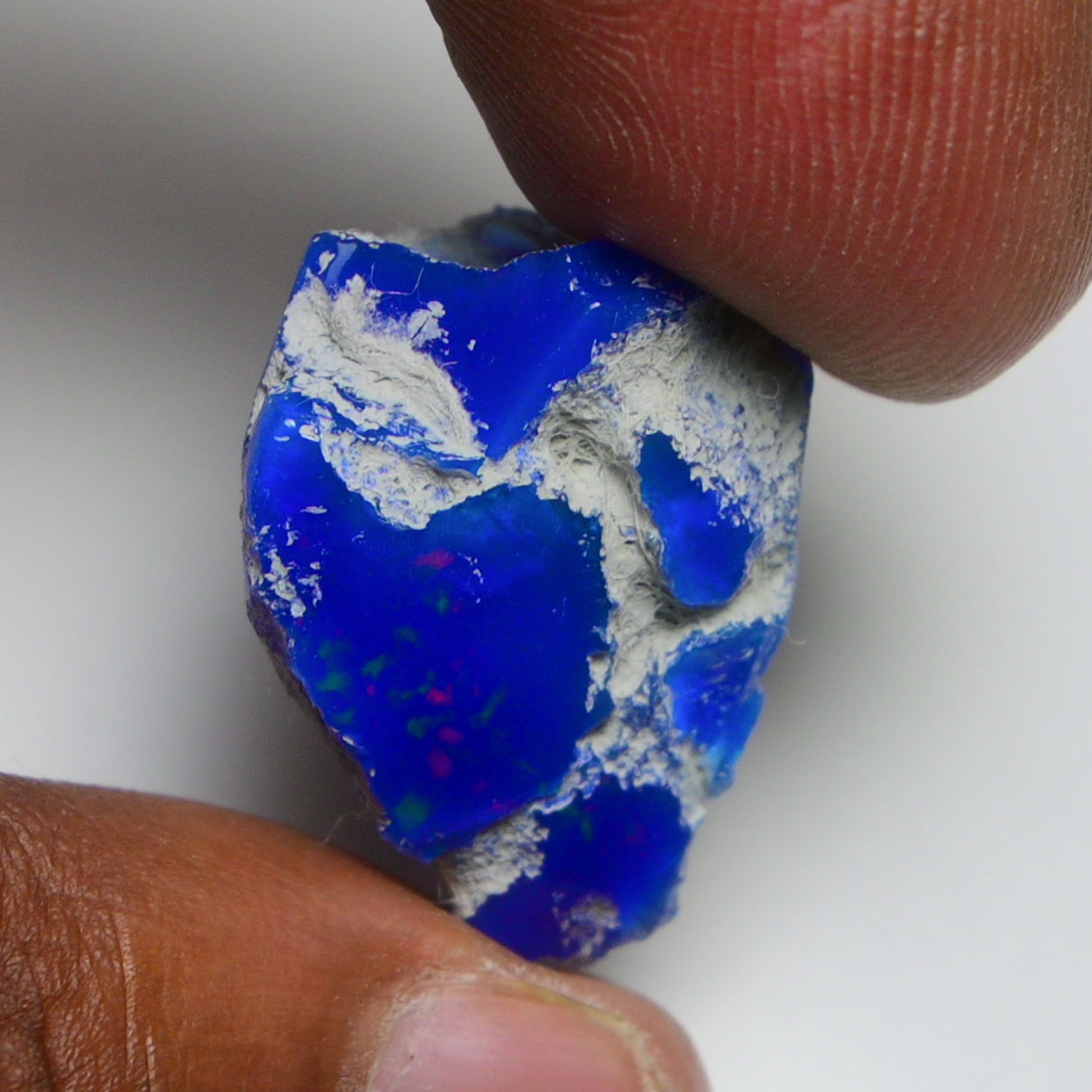 Rare Blue Opal 18.20 Carats | Natural Blue Ethiopian Opal Rough - Ready for Cutting & Jewelry!