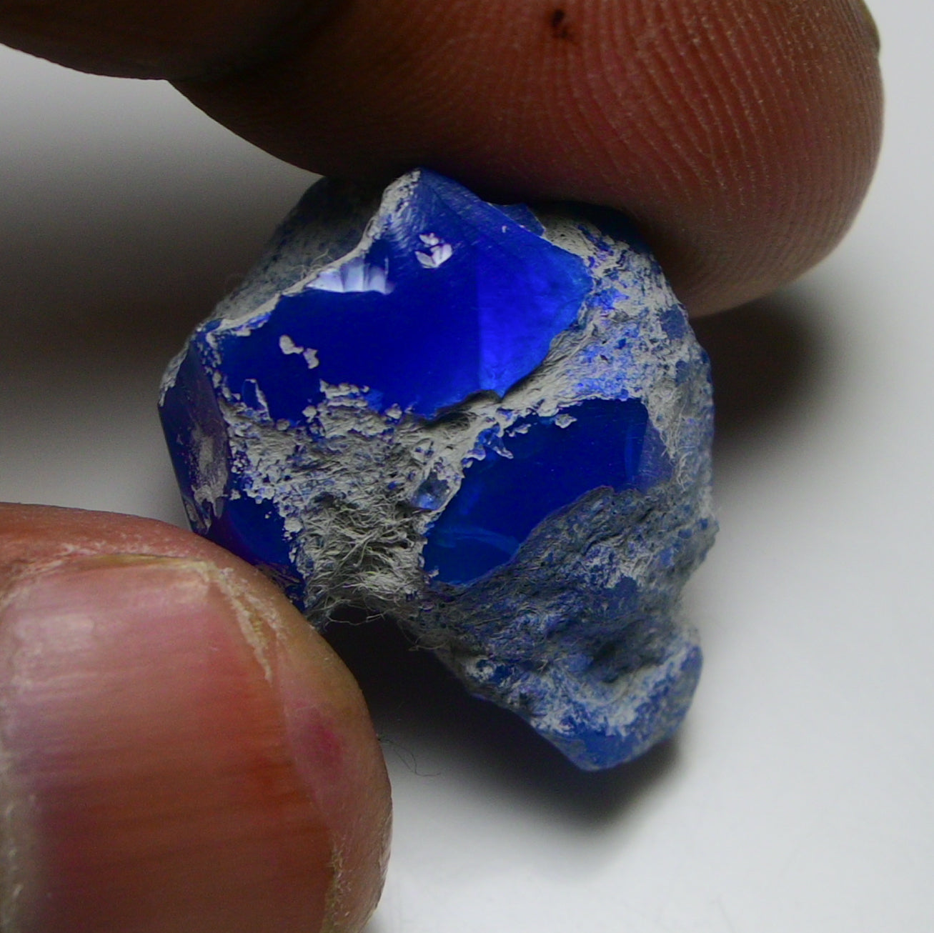 Rare Blue Opal 18.20 Carats | Natural Blue Ethiopian Opal Rough - Ready for Cutting & Jewelry!