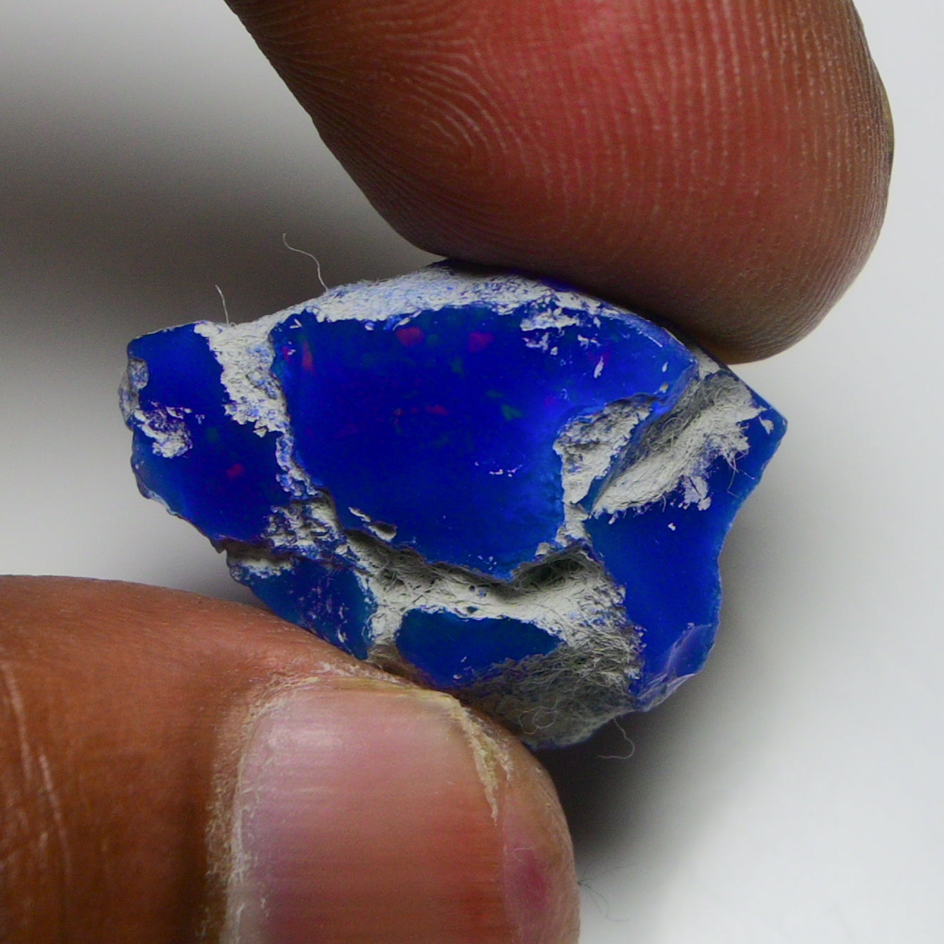 Rare Blue Opal 18.20 Carats | Natural Blue Ethiopian Opal Rough - Ready for Cutting & Jewelry!