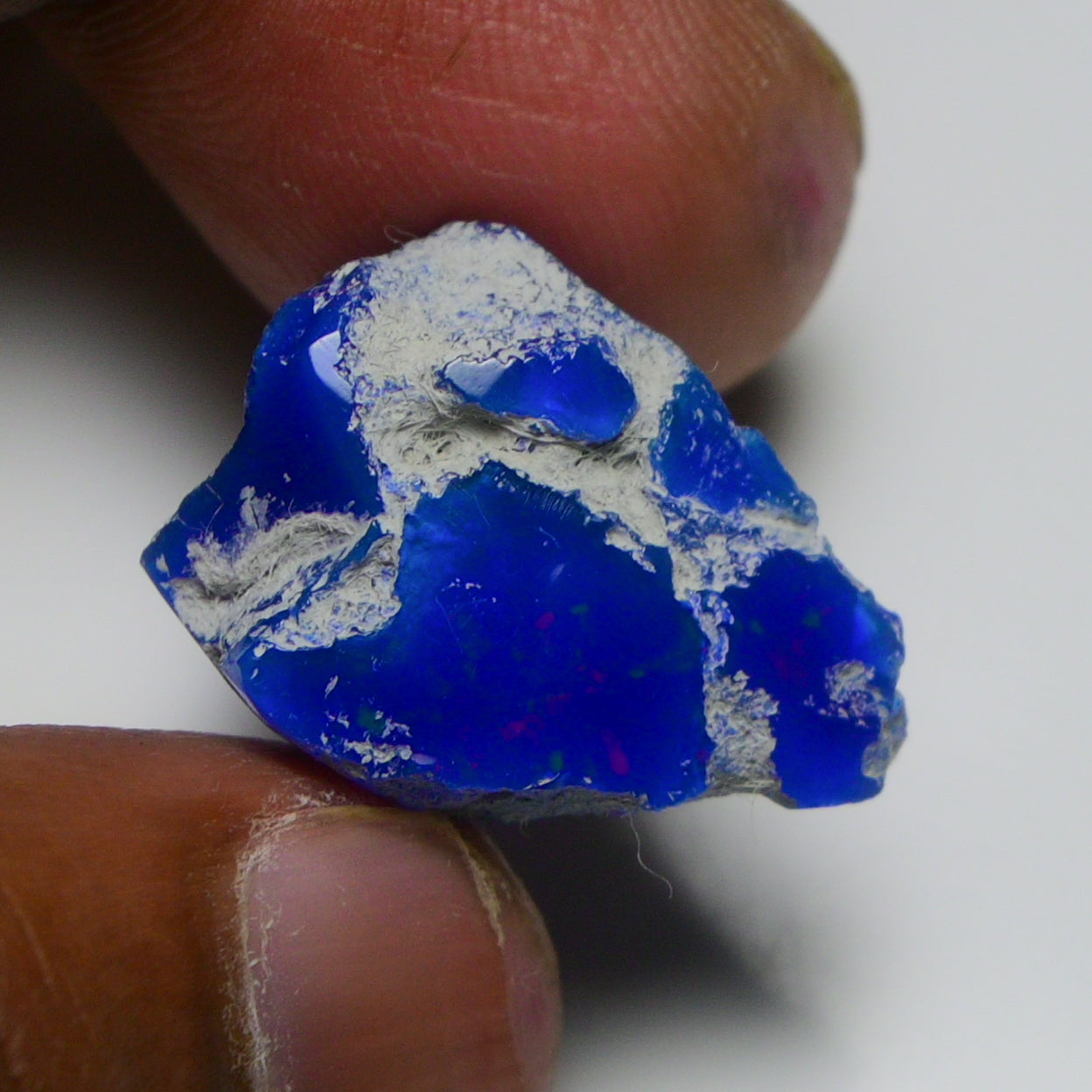 Rare Blue Opal 18.20 Carats | Natural Blue Ethiopian Opal Rough - Ready for Cutting & Jewelry!