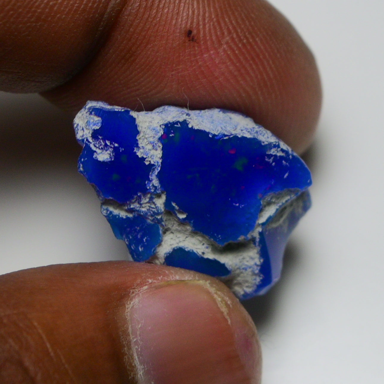 Rare Blue Opal 18.20 Carats | Natural Blue Ethiopian Opal Rough - Ready for Cutting & Jewelry!