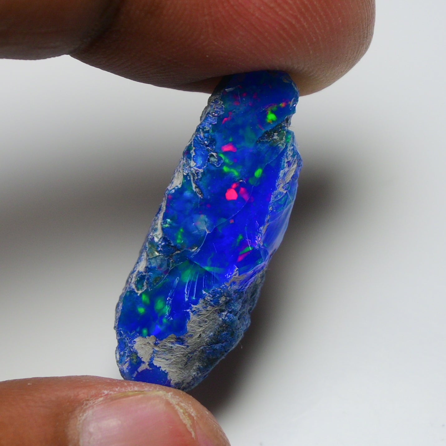 Rare Blue Opal 14.60 Carats | Natural Blue Ethiopian Opal Rough - Ready for Cutting & Jewelry!