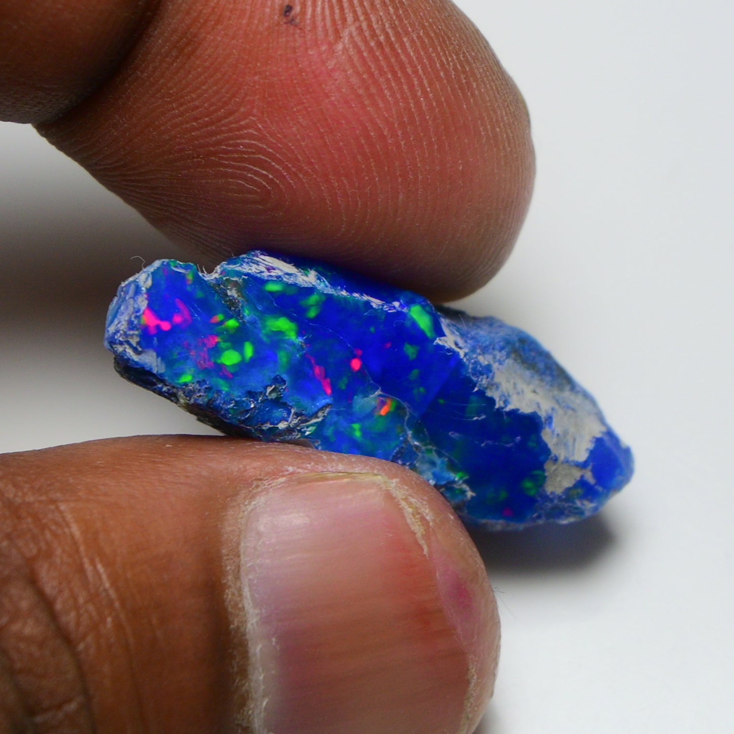 Rare Blue Opal 14.60 Carats | Natural Blue Ethiopian Opal Rough - Ready for Cutting & Jewelry!