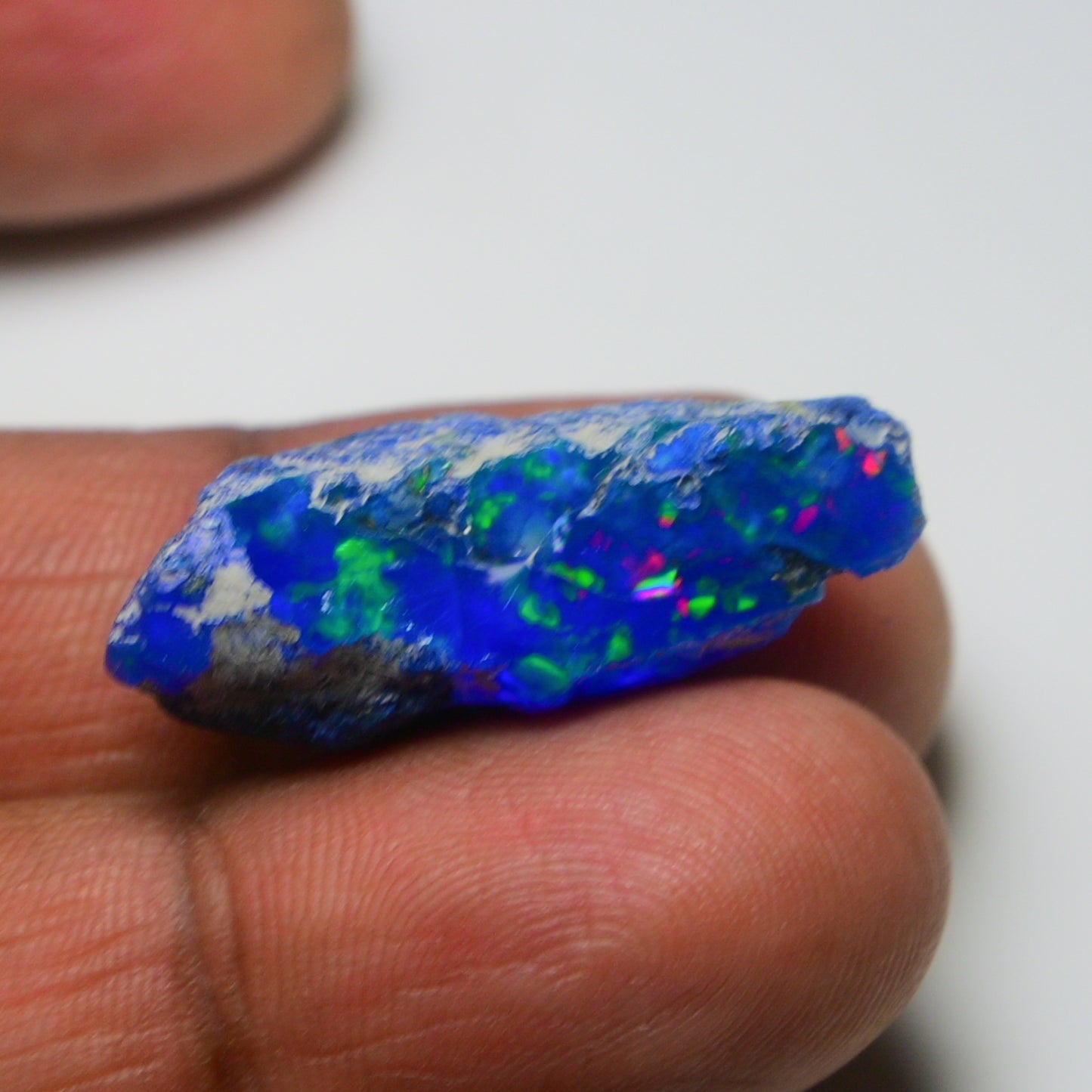 Rare Blue Opal 14.60 Carats | Natural Blue Ethiopian Opal Rough - Ready for Cutting & Jewelry!