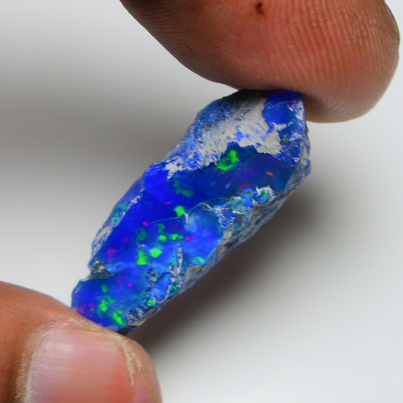 Rare Blue Opal 14.60 Carats | Natural Blue Ethiopian Opal Rough - Ready for Cutting & Jewelry!