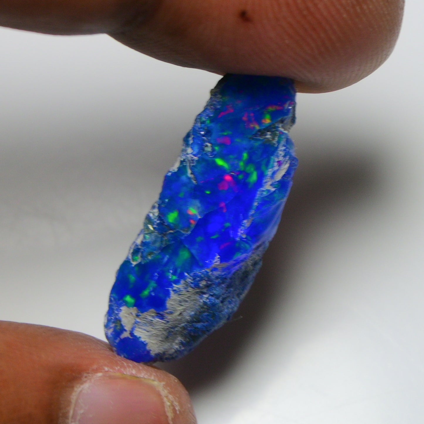 Rare Blue Opal 14.60 Carats | Natural Blue Ethiopian Opal Rough - Ready for Cutting & Jewelry!