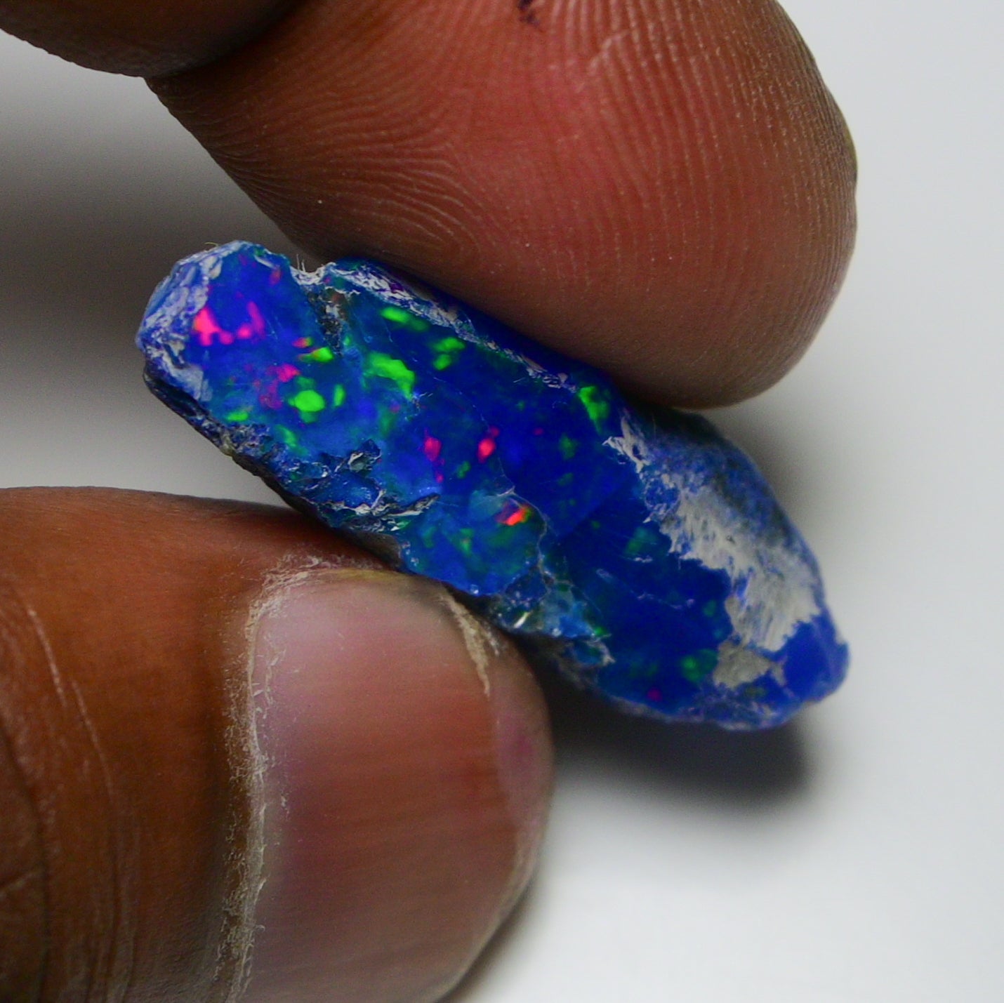 Rare Blue Opal 14.60 Carats | Natural Blue Ethiopian Opal Rough - Ready for Cutting & Jewelry!
