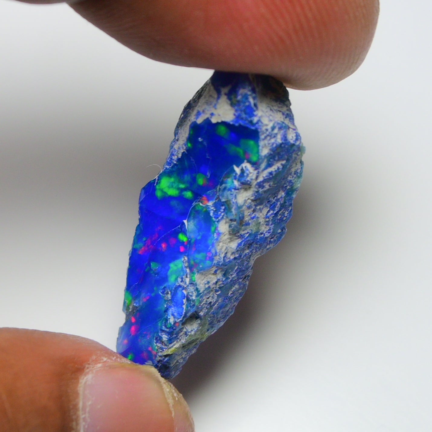 Rare Blue Opal 14.60 Carats | Natural Blue Ethiopian Opal Rough - Ready for Cutting & Jewelry!