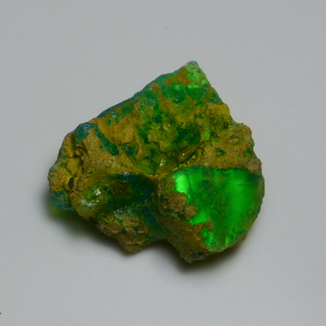 Rare Green Opal 8.75 Carats | Natural Green Ethiopian Opal Rough - Ready for Cutting & Jewelry!