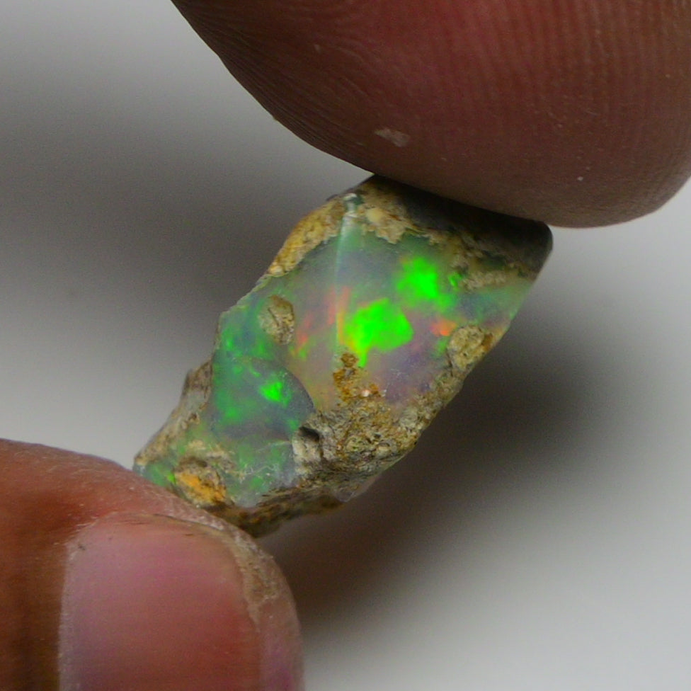 Rare White Opal 7.05 Carats | Natural White Ethiopian Opal Rough - Ready for Cutting & Jewelry!