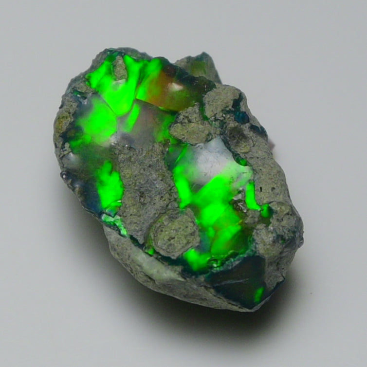Black Opal 10.70 Carats | Natural Black Ethiopian Opal Rough - Ready for Cutting & Jewelry!
