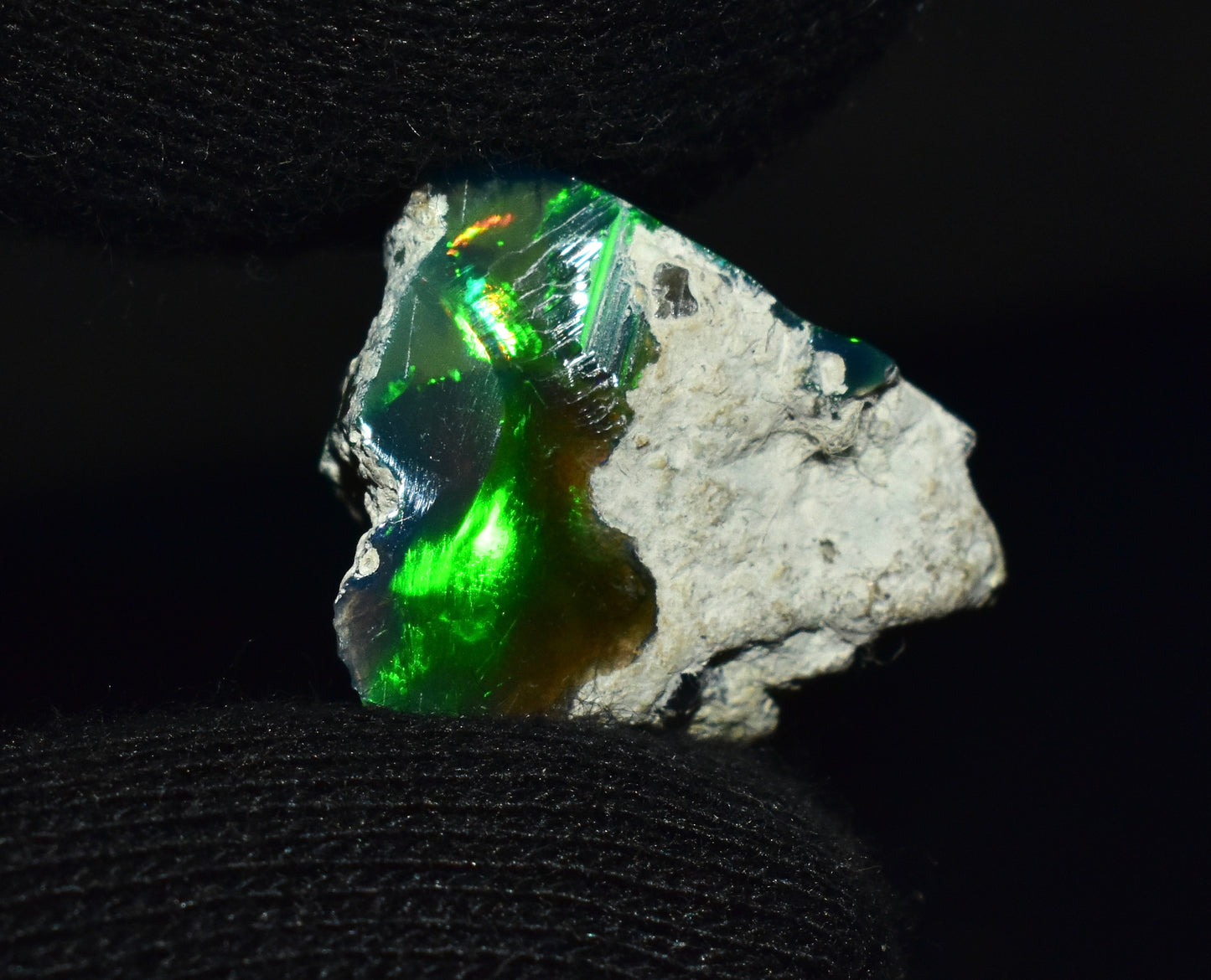 Black Opal 10.00 Carats | Natural Black Ethiopian Opal Rough - Ready for Cutting & Jewelry!