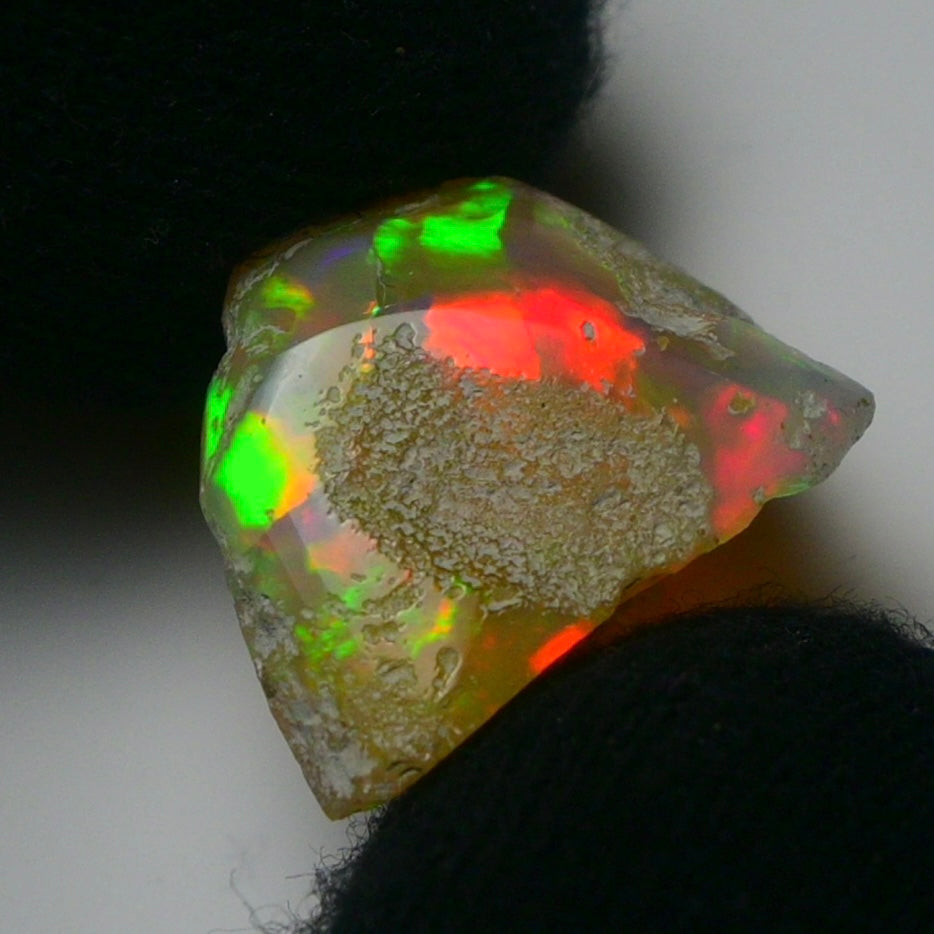 White Opal 14.60 Carats | Natural White Ethiopian Opal Rough - Ready for Cutting & Jewelry!
