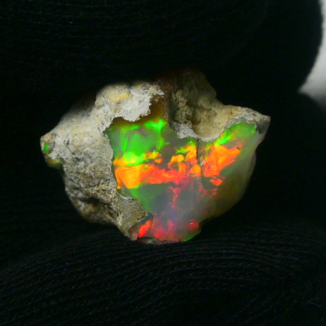 White Opal 21.25 Carats | Natural White Ethiopian Opal Rough - Ready for Cutting & Jewelry!