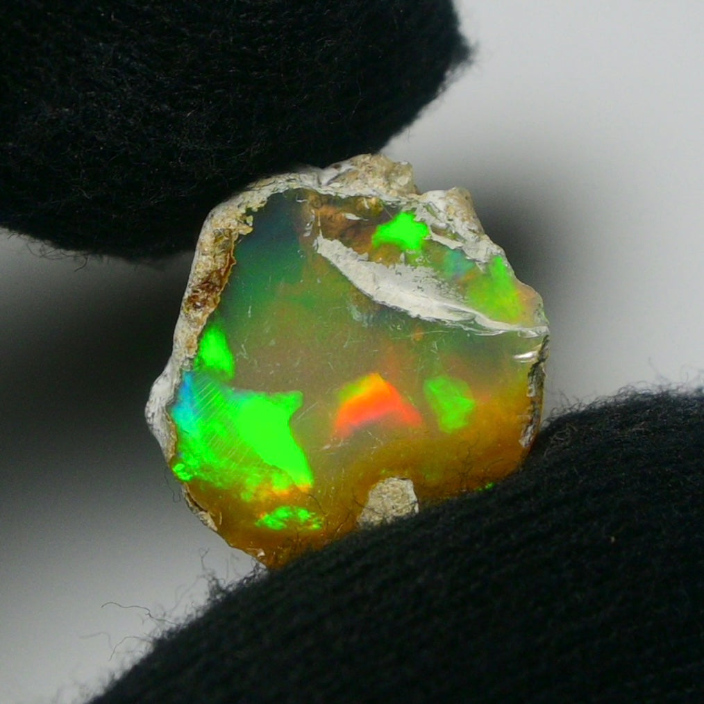White Opal 9.95 Carats | Natural White Ethiopian Opal Rough - Ready for Cutting & Jewelry!