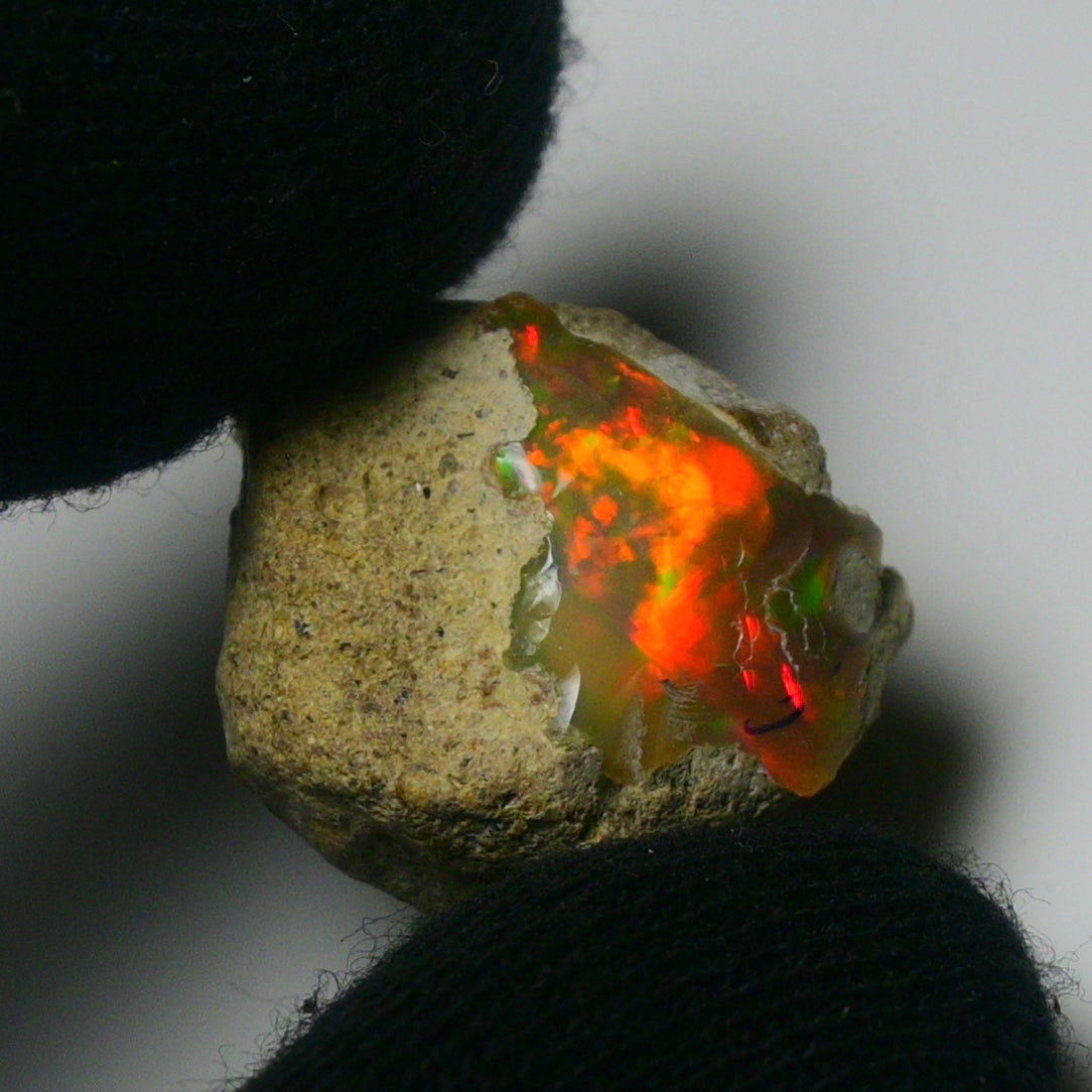 White Opal 21.10 Carats | Natural White Ethiopian Opal Rough - Ready for Cutting & Jewelry!