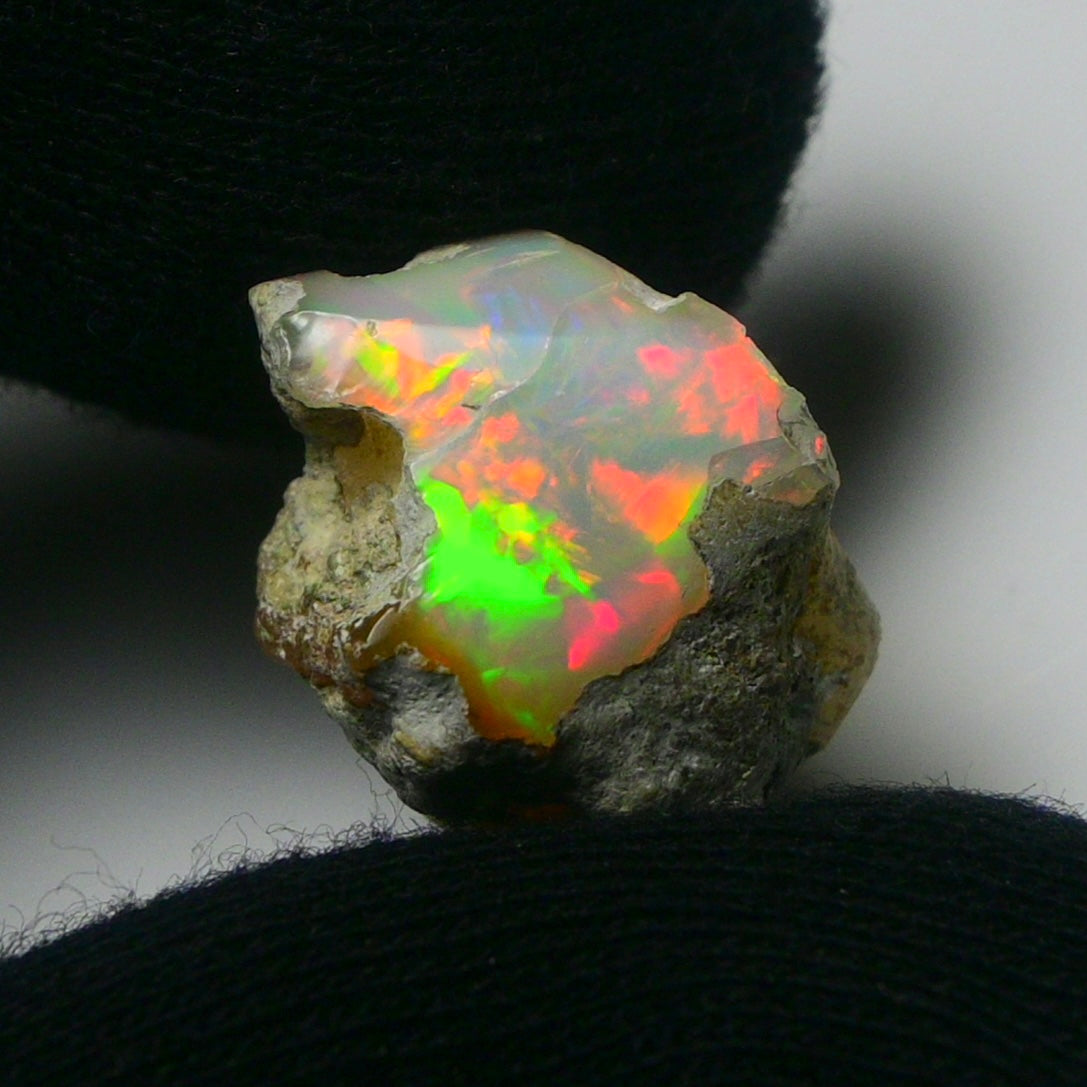 White Opal 21.25 Carats | Natural White Ethiopian Opal Rough - Ready for Cutting & Jewelry!