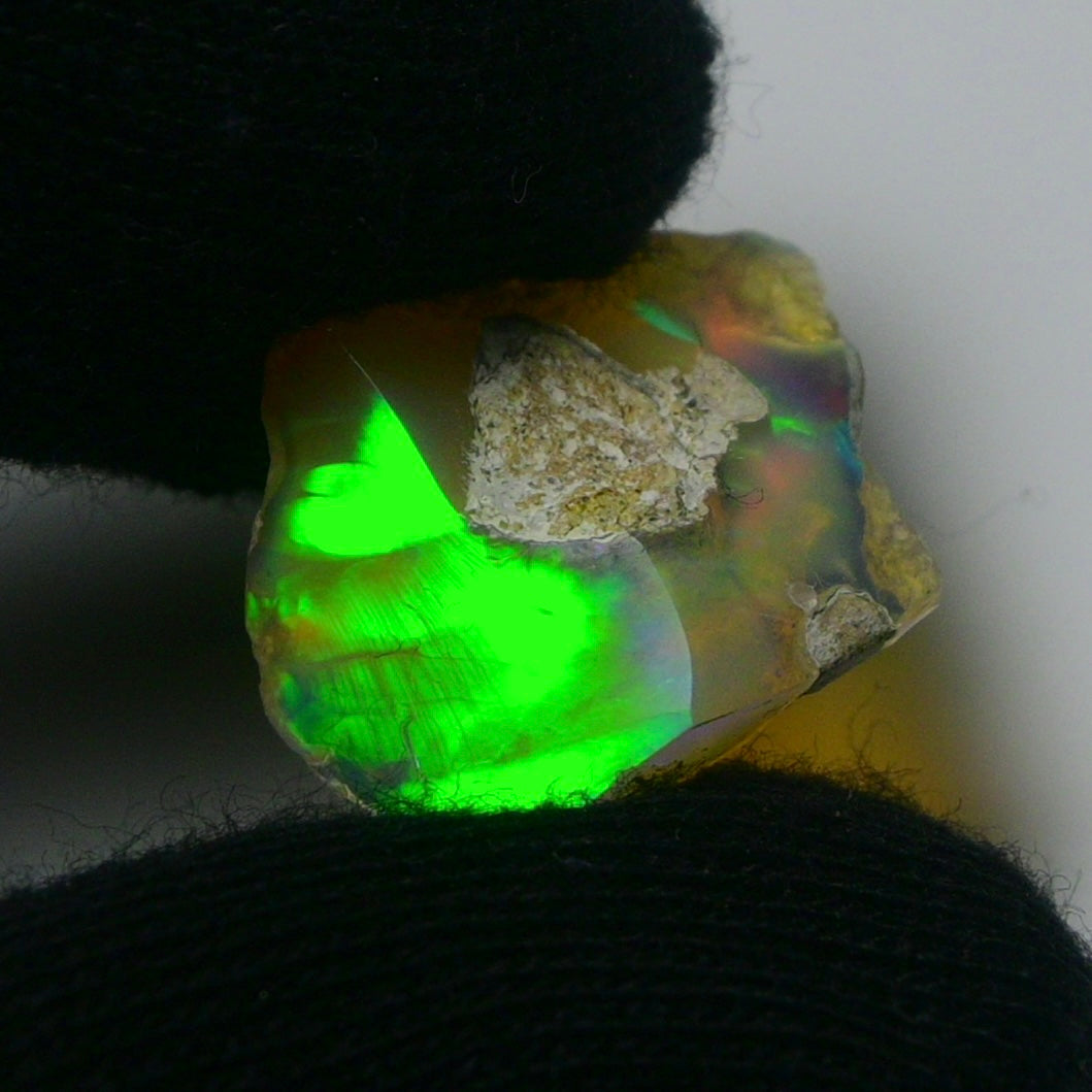 White Opal 7.90 Carats | Natural White Ethiopian Opal Rough - Ready for Cutting & Jewelry!