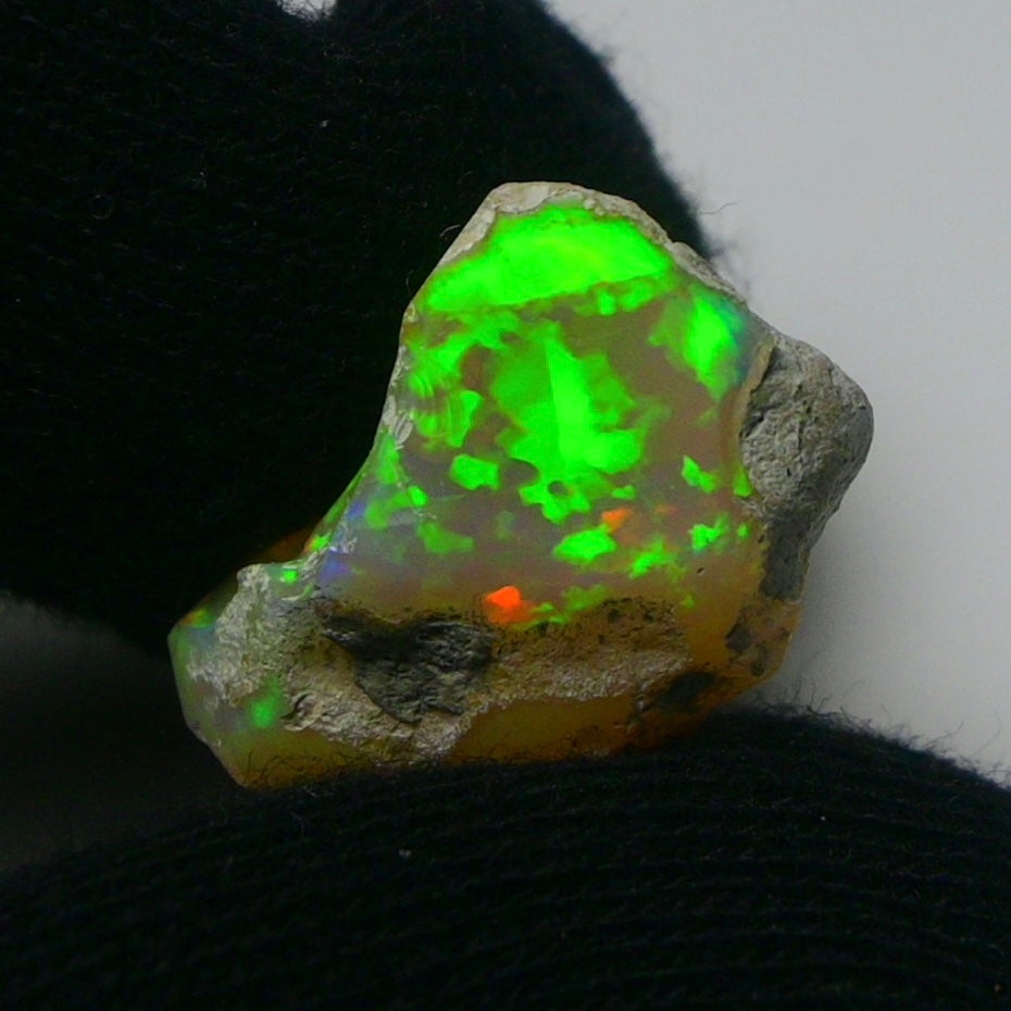 White Opal 9.00 Carats | Natural White Ethiopian Opal Rough - Ready for Cutting & Jewelry!
