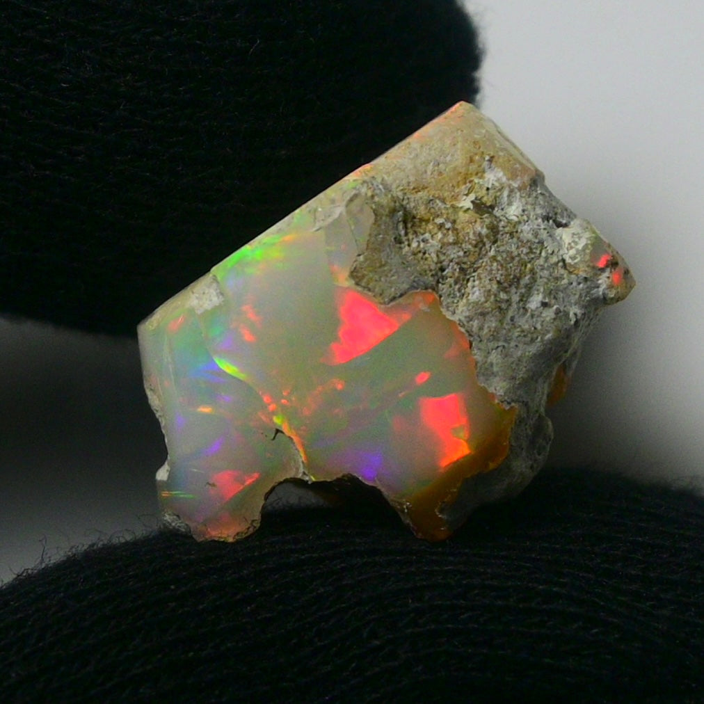 White Opal 21.25 Carats | Natural White Ethiopian Opal Rough - Ready for Cutting & Jewelry!