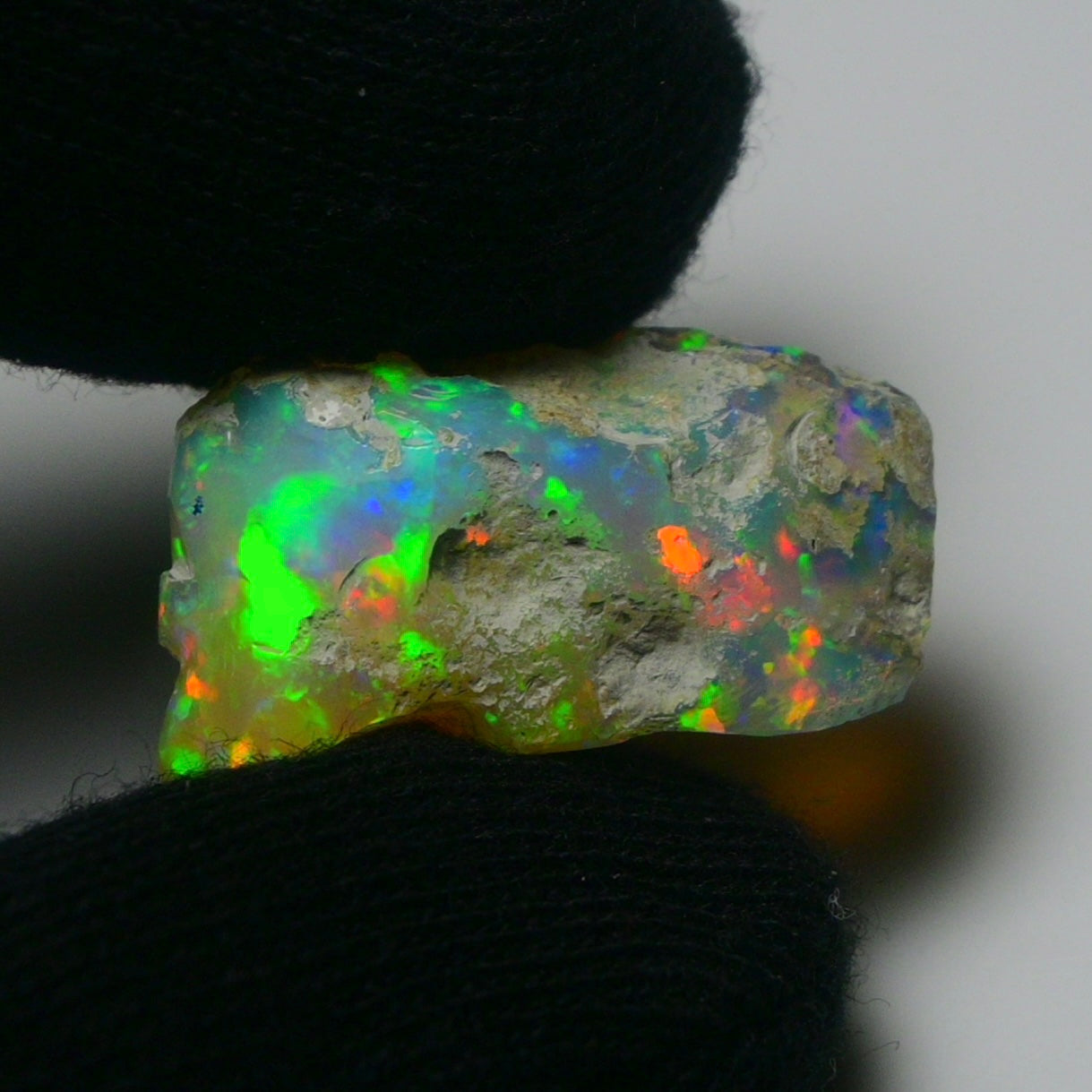 White Opal 16.00 Carats | Natural White Ethiopian Opal Rough - Ready for Cutting & Jewelry!