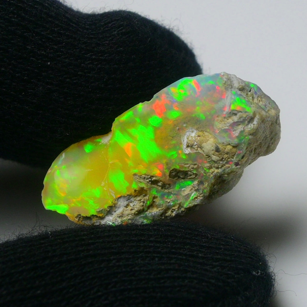 White Opal 16.00 Carats | Natural White Ethiopian Opal Rough - Ready for Cutting & Jewelry!