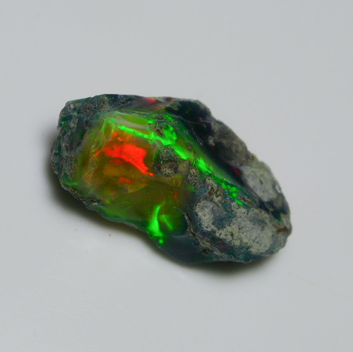 Black Opal 10.30 Carats | Natural Black Ethiopian Opal Rough - Ready for Cutting & Jewelry!