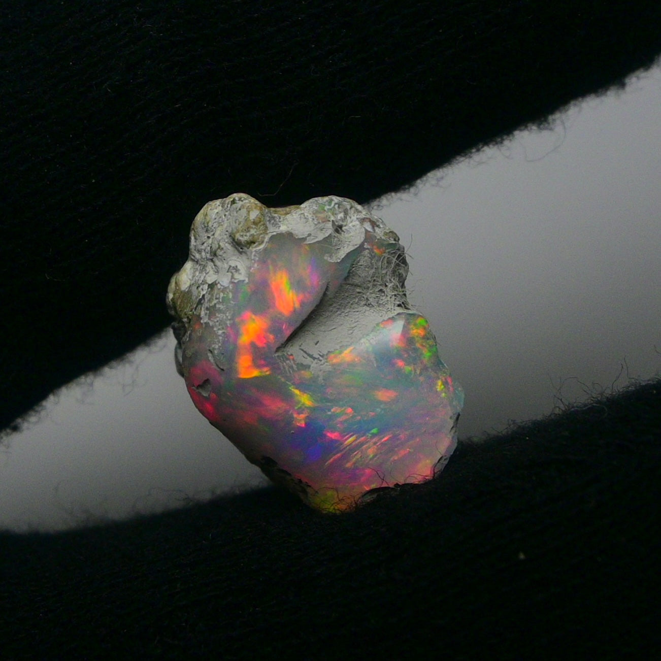 White Opal 8.15 Carats | Natural White Ethiopian Opal Rough - Ready for Cutting & Jewelry!