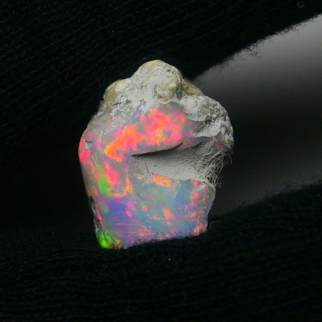 White Opal 8.15 Carats | Natural White Ethiopian Opal Rough - Ready for Cutting & Jewelry!