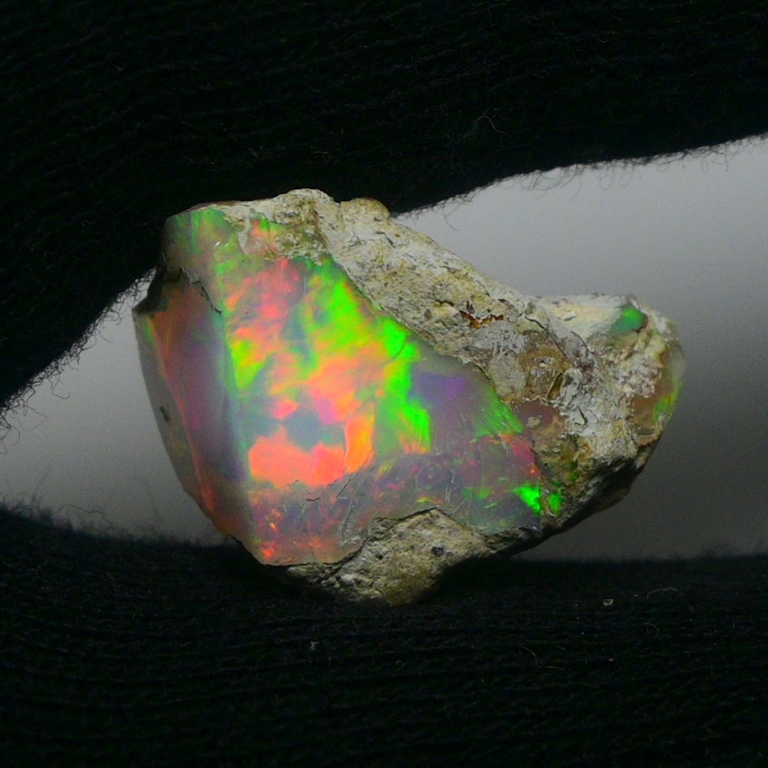 White Opal 11.45 Carats | Natural White Ethiopian Opal Rough - Ready for Cutting & Jewelry!