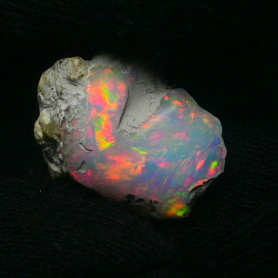 White Opal 8.15 Carats | Natural White Ethiopian Opal Rough - Ready for Cutting & Jewelry!