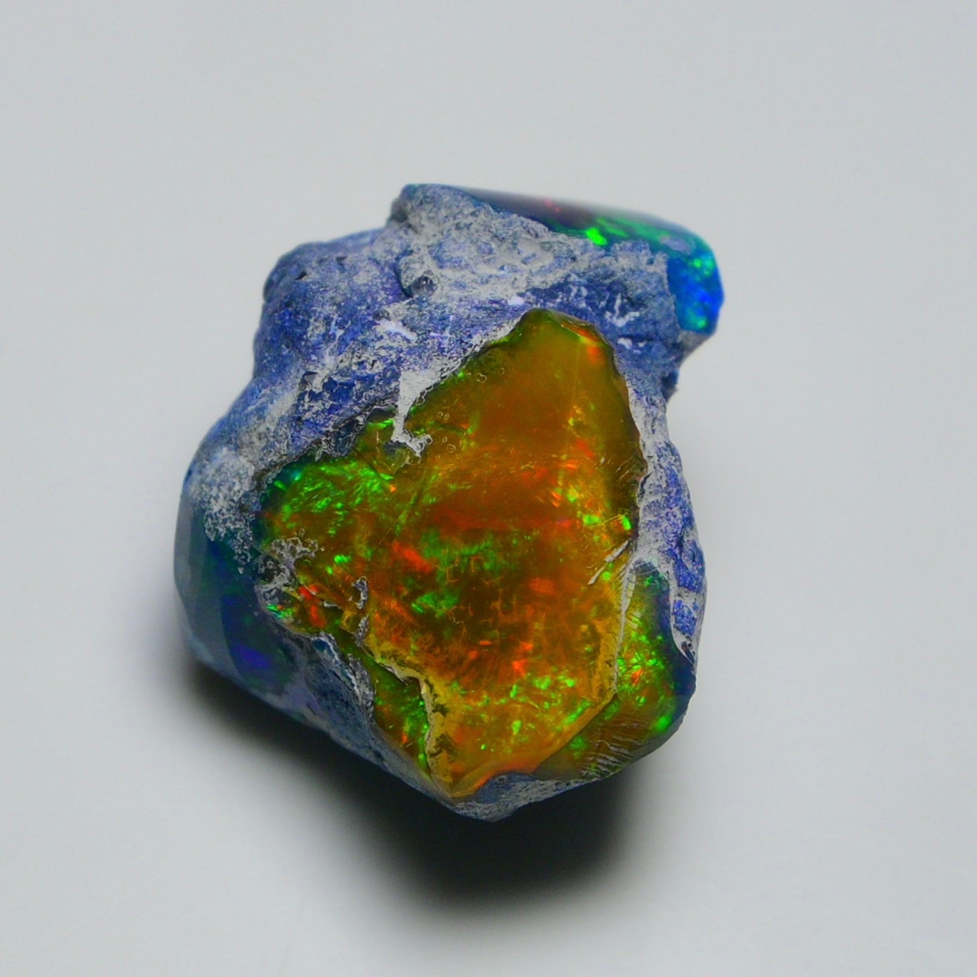 Rare Black Opal 38.75 Carats | Natural Black Ethiopian Opal Rough - Ready for Cutting & Jewelry!