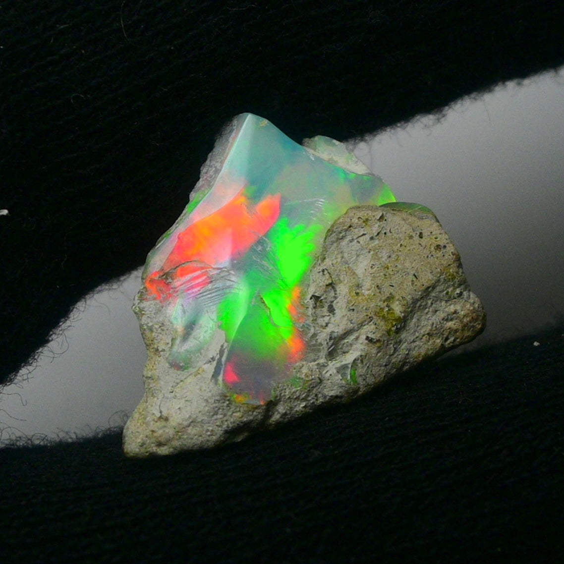 White Opal 7.30 Carats | Natural White Ethiopian Opal Rough - Ready for Cutting & Jewelry!