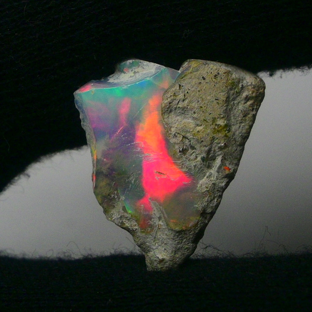 White Opal 7.30 Carats | Natural White Ethiopian Opal Rough - Ready for Cutting & Jewelry!