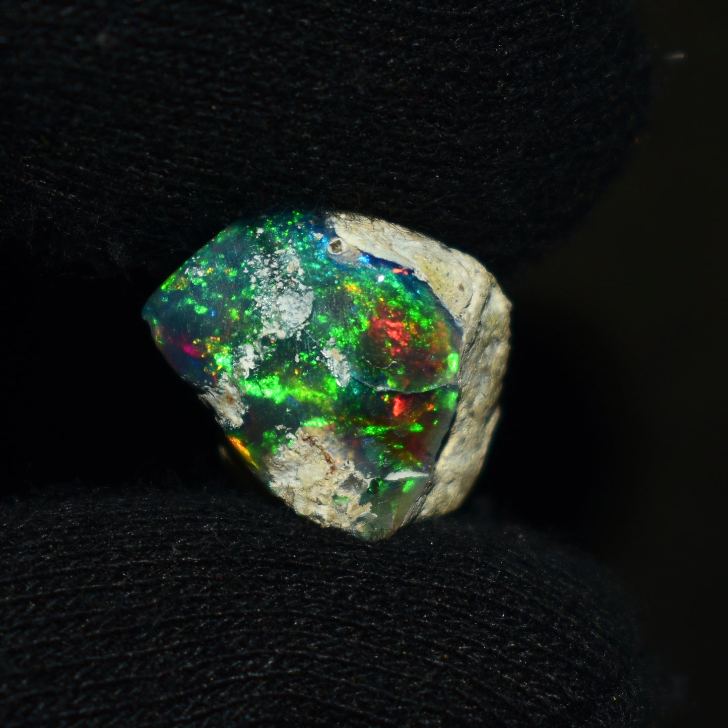 Black Opal Rough 9.05 Carats | Natural Ethiopian Opal Rough - Ready for Cutting & Jewelry | AAA Grade Opal Raw
