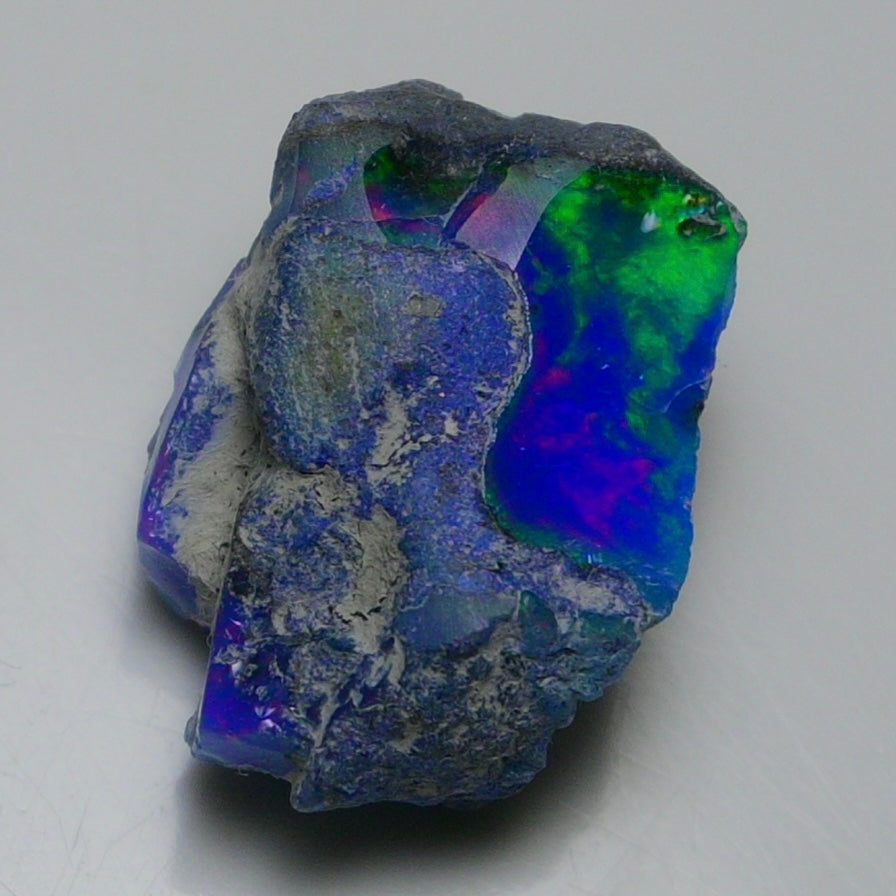Rare Blue Opal 15.00 Carats | Natural Blue Ethiopian Opal Rough - Ready for Cutting & Jewelry!